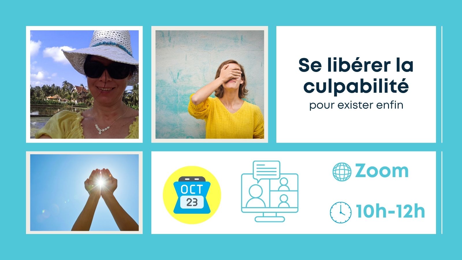 Featured image for “Atelier en ligne : se libérer de la culpabilité quand on est hypersensible”
