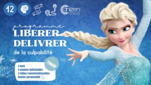 Illustration d'une femme libérée de sa culpabilité, programme Libérer et Délivrer par Anita