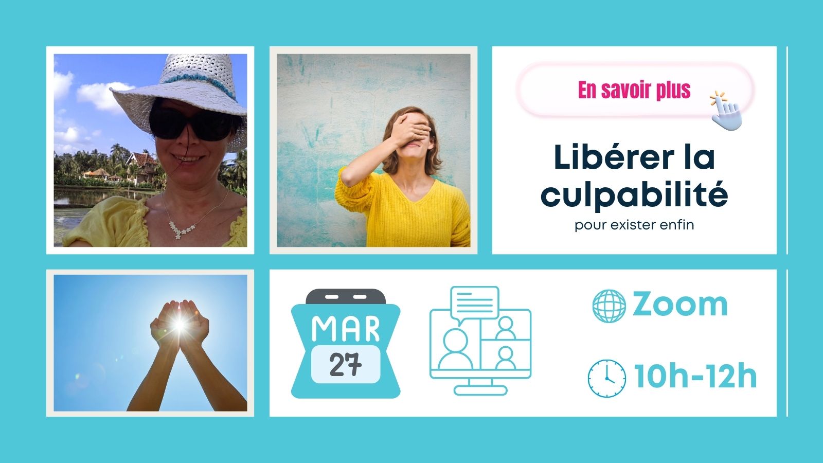 Featured image for “Atelier en ligne : se libérer de la culpabilité quand on est hypersensible”